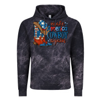 Cloud Black make america cowboy again Vintage Hoodie - MaliasSmallBusiness