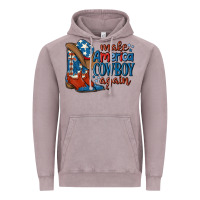 Vintage Zinc make america cowboy again Vintage Hoodie - MaliasSmallBusiness