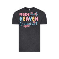 Vintage Black make heaven crowded Vintage Tee - MaliasSmallBusiness