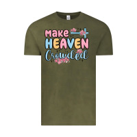 Vintage Olive make heaven crowded Vintage Tee - MaliasSmallBusiness