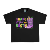 Black shake your bootie mardi gras Urban Heavy Tee - MaliasSmallBusiness