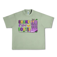 Oil Green shake your bootie mardi gras Urban Heavy Tee - MaliasSmallBusiness