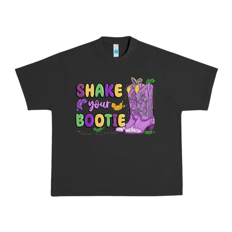 Shake Your Bootie Mardi Gras Urban Heavy Tee by MaliasSmallBusiness | Teevron