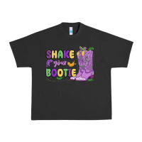 Pigment Black shake your bootie mardi gras Urban Heavy Tee - MaliasSmallBusiness