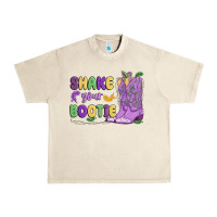 Sandshell shake your bootie mardi gras Urban Heavy Tee - MaliasSmallBusiness