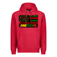 Cardinal juneteenth american flag Premium Hoodie - CowGirlArtShop