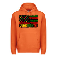 Carrot juneteenth american flag Premium Hoodie - CowGirlArtShop