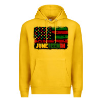 Lemon juneteenth american flag Premium Hoodie - CowGirlArtShop