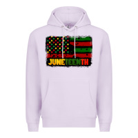 Juneteenth American Flag Premium Hoodie | Teevron