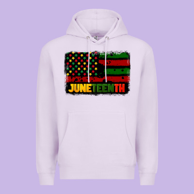 Juneteenth American Flag Premium Hoodie Designed By Cowgirlartshop