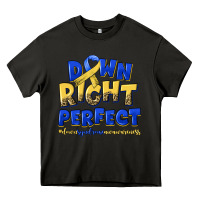 Asphalt down right perfect down syndrome Heavy Core Tee - Artiststas