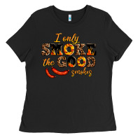 Black i only smoke the good smokes Ladies Tee - AdoDesignShop