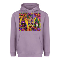 Lavender mardi gras gnome Heavyweight Hoodie - CowGirlArtShop
