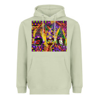 Matcha mardi gras gnome Heavyweight Hoodie - CowGirlArtShop