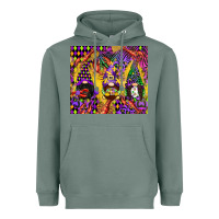 Sage mardi gras gnome Heavyweight Hoodie - CowGirlArtShop