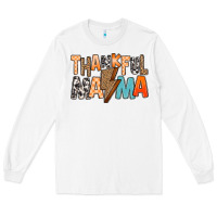 White Thankful Mama Long Sleeve Tee - MaliasSmallBusiness