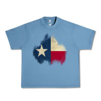Pebble Blue texas patch Urban Heavy Tee - AdoDesignShop