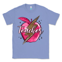 Colony Blue teacher lightning bolt valentine s day Classic Tee - MaliasSmallBusiness