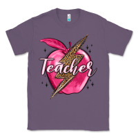 Lavender teacher lightning bolt valentine s day Classic Tee - MaliasSmallBusiness