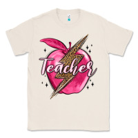 Natural teacher lightning bolt valentine s day Classic Tee - MaliasSmallBusiness