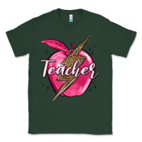 Sports Green teacher lightning bolt valentine s day Classic Tee - MaliasSmallBusiness