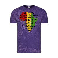 Cloud Purple black black blackity Vintage Tee - MaliasSmallBusiness