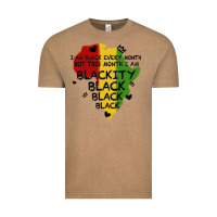 Vintage Coffee black black blackity Vintage Tee - MaliasSmallBusiness