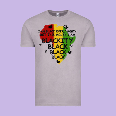 Black Black Blackity Vintage Tee Designed By Maliassmallbusiness