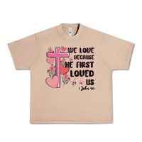 Burro we love because he first loved us Urban Heavy Tee - MaliasSmallBusiness