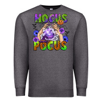 Charcoal Heather hocus pocus Premium Sweatshirt - CowGirlArtShop