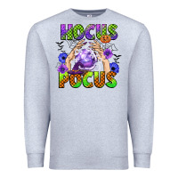 Heather Grey hocus pocus Premium Sweatshirt - CowGirlArtShop