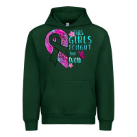 Forest Green This Girls Fought and Won Cancer Urban Hoodie - BundleAndBundleShop
