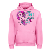 Fuchsia Pink This Girls Fought and Won Cancer Urban Hoodie - BundleAndBundleShop