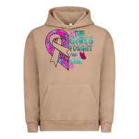 Pigment Burro This Girls Fought and Won Cancer Urban Hoodie - BundleAndBundleShop