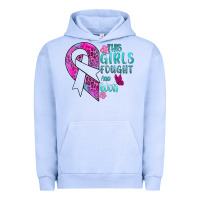 Pigment Grape Ice This Girls Fought and Won Cancer Urban Hoodie - BundleAndBundleShop
