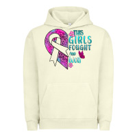 Pigment Pistachio This Girls Fought and Won Cancer Urban Hoodie - BundleAndBundleShop