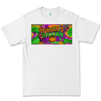 White spooky license plate Premium Tee - BundleAndBundleShop