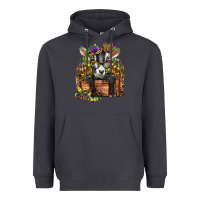 Smoke mardi gras goat Heavyweight Hoodie - CowGirlArtShop