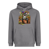 Storm mardi gras goat Heavyweight Hoodie - CowGirlArtShop