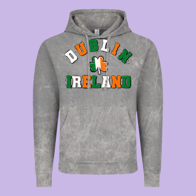 Dublİn Ireland Vintage Hoodie Designed By Maliassmallbusiness