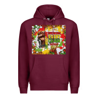 Burgundy juneteenth breaking every chain since 1865 Premium Hoodie - CowGirlArtShop