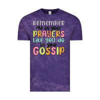 Cloud Purple remember me in your prayers like you do in your go Vintage Tee - MaliasSmallBusiness