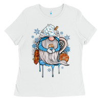 White winter gnome coffee Ladies Tee - JahusDesignShop