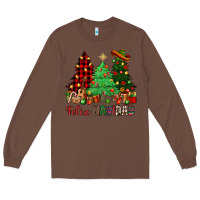 Chestnut Feliz Navidad Long Sleeve Tee - NancyCooperArtShop