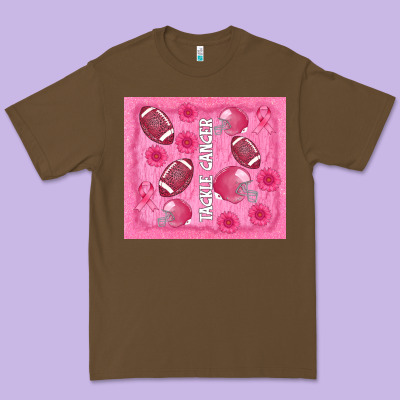 Tackle Cancer Premium Tee Designed By Adodesignshop