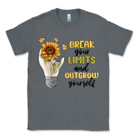 Charcoal Heather break your limits Classic Tee - MaliasSmallBusiness