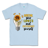 Dusty Blue break your limits Classic Tee - MaliasSmallBusiness