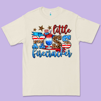 Little Miss Firecracker Premium Tee Designed By Adodesignshop