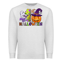 Oatmeal Heather my first halloween Premium Sweatshirt - CowGirlArtShop