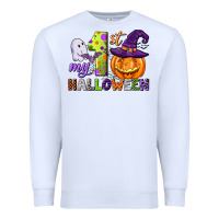 White my first halloween Premium Sweatshirt - CowGirlArtShop